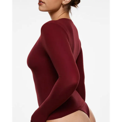 Inbarely Soft Single-Layer Basic Long Sleeve Shirts