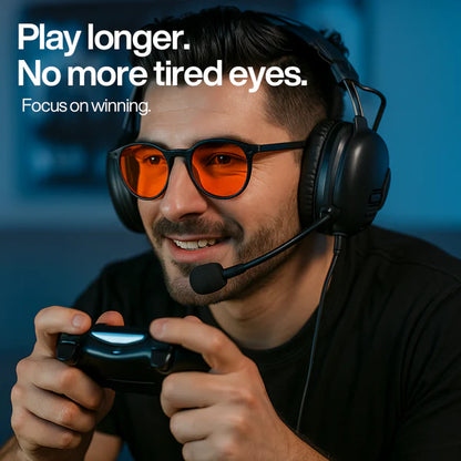 Unisex Red Lens Blue Light Glasses