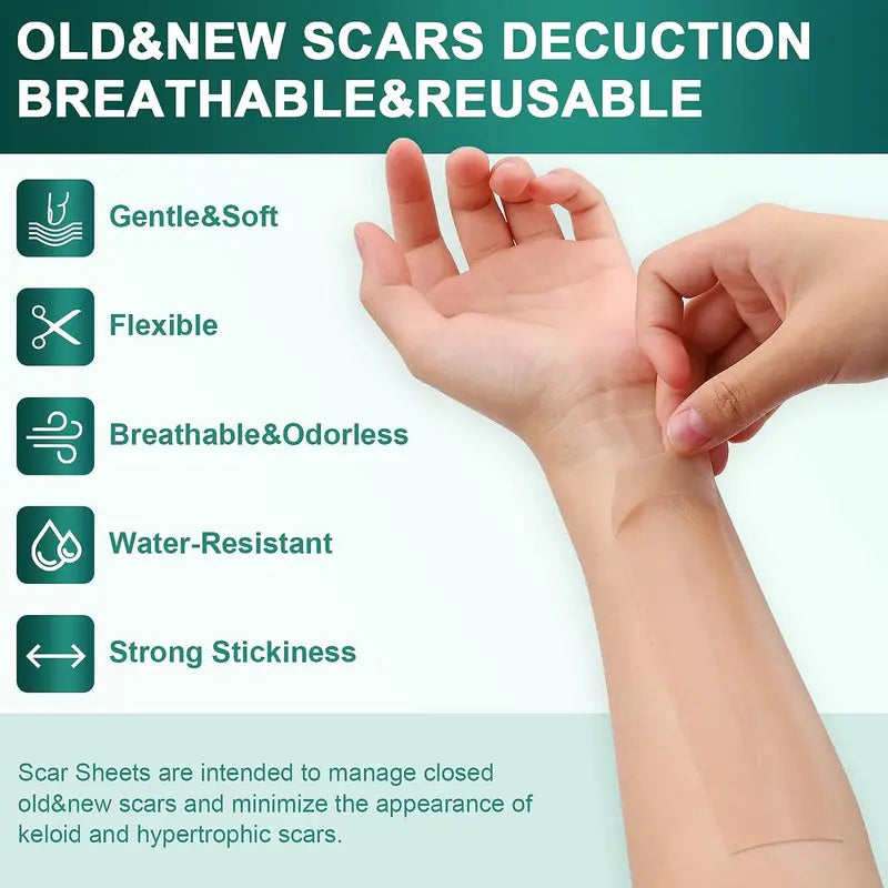Premium Silicone Scar Sheets